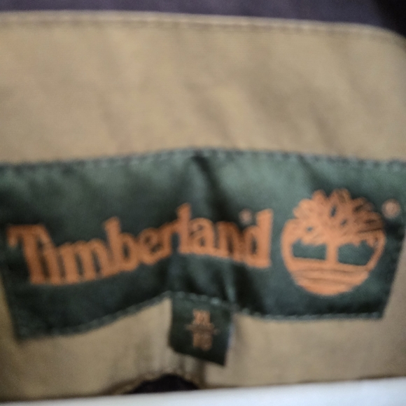 Timberland Work Jacket Unisex Earth Canvas Light Brown Military Men's XL - Picture 5 of 6